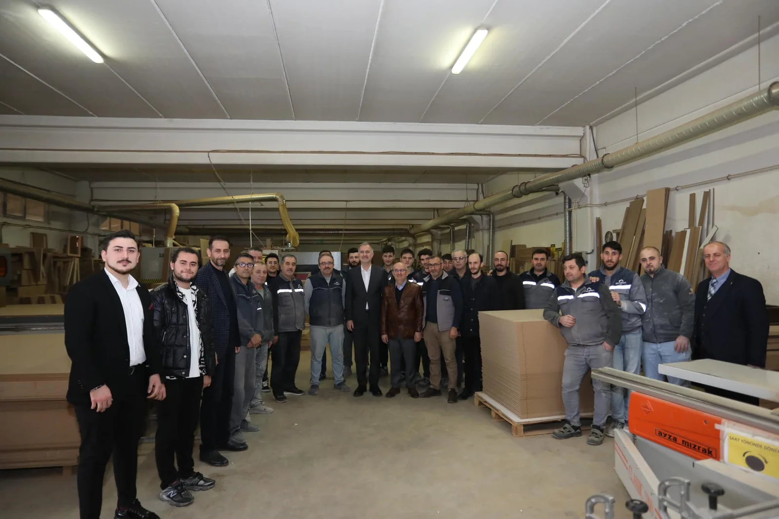 BAŞKAN TABAN İNEGÖL’ÜN ÜRETİM GÜCÜNÜN YANINDA
