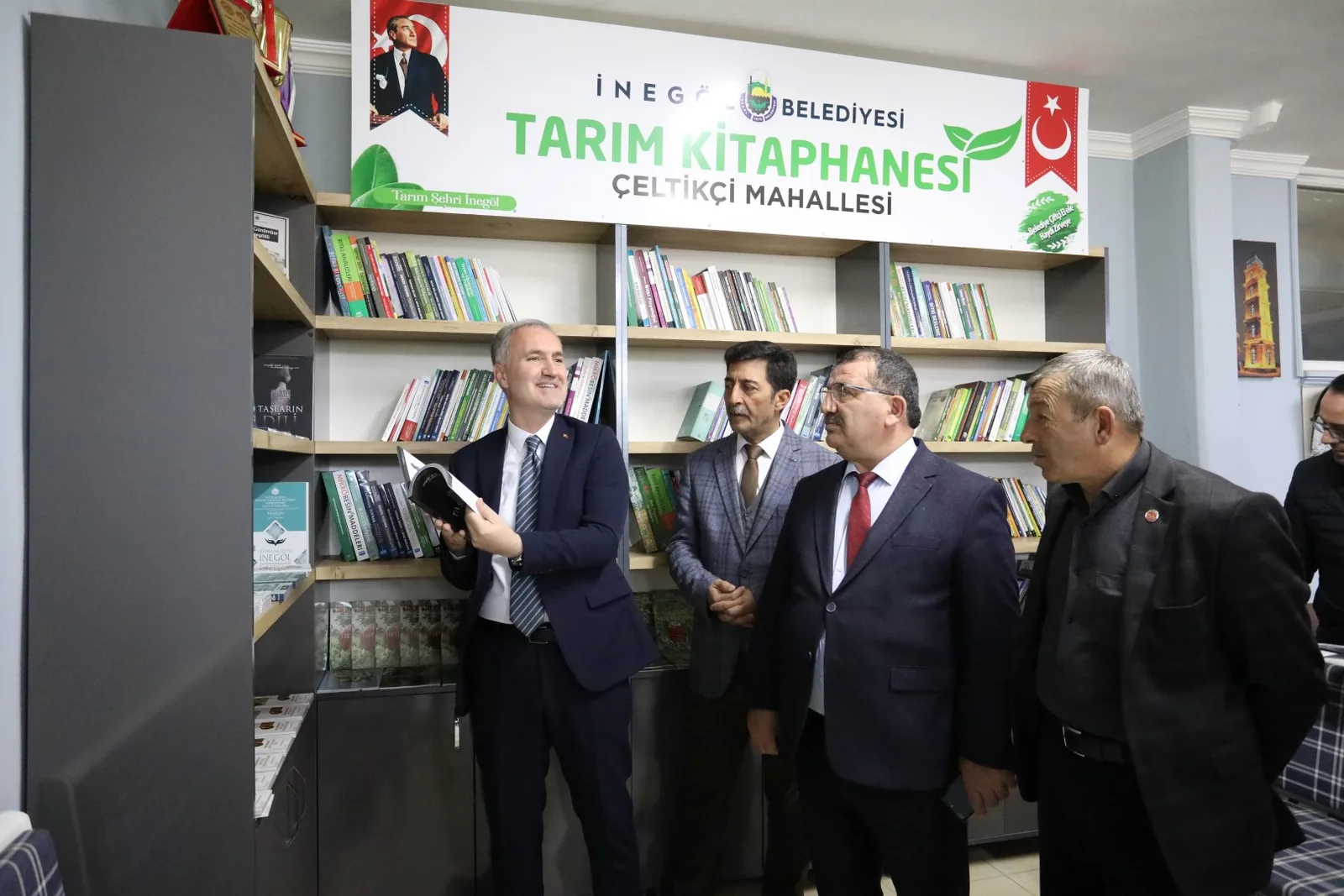 DAHA KALİTELİ ÜRETİM İÇİN İNEGÖL’ÜN 2. TARIM KİTAPHANESİ AÇILDI