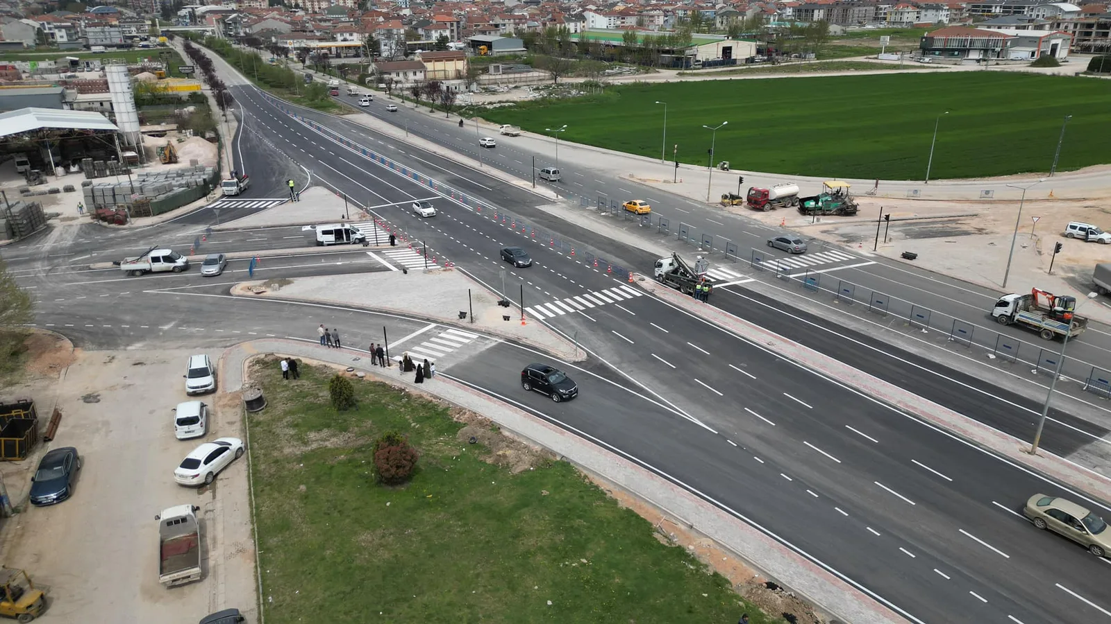 Akpınar Kavşağı bayrama hazır olacak