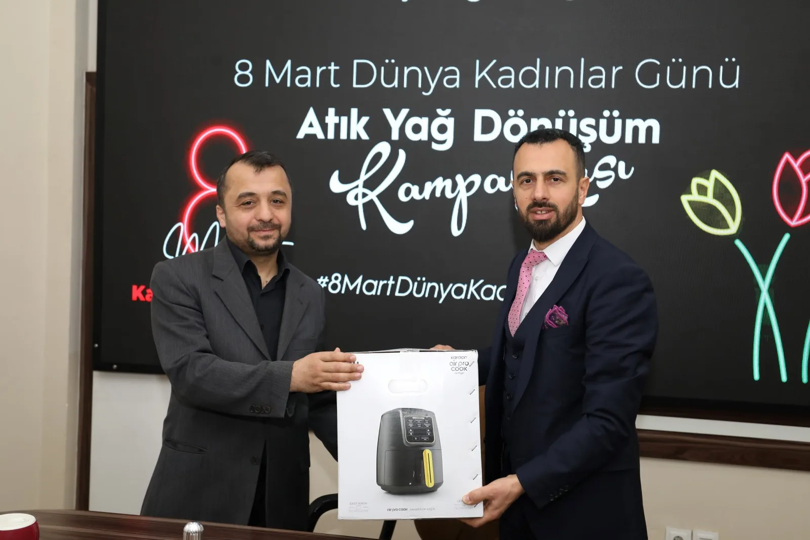 Atık yağ kampanyasının ödülü takdim edildi