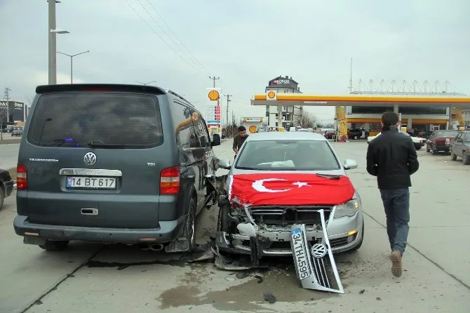 Boluda Trafik Kazası; 1 Yaralı