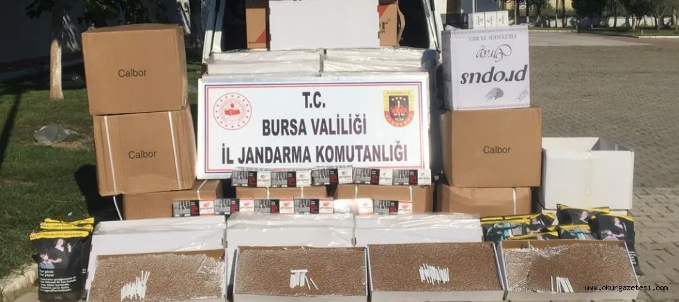 Bursa'da 106 bin adet bandrolsüz sigara ele geçirildi