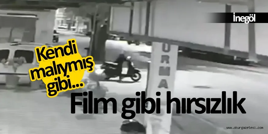 Bursa’da hırsızlık güvenlik kameralarına yansıdı