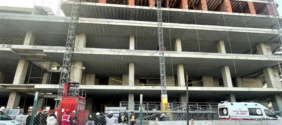 Bursa'da inşaattan düşen işçi öldü