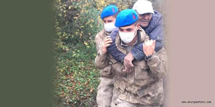 Bursa'da ormanlık alanda kaybolan yaşlı adam 14 saat sonra bulundu