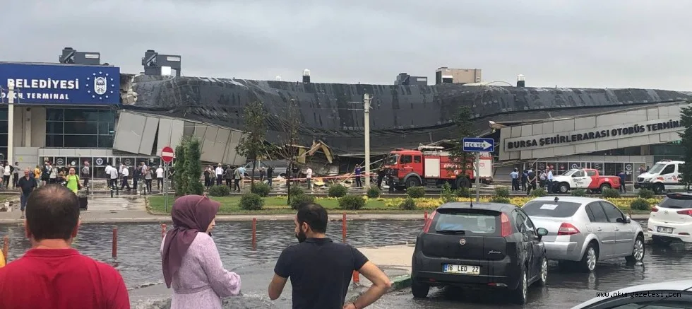 Bursa'da sağanak nedeniyle su baskınları meydana geldi