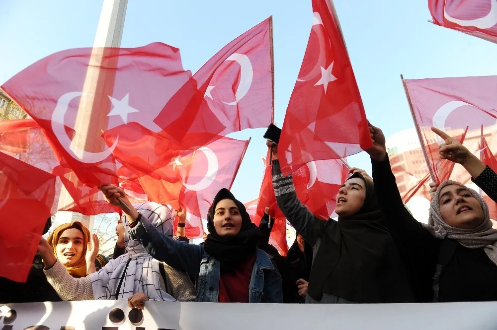 Bursada Binlerce Kişi Kudüs İçin Ayağa Kalktı