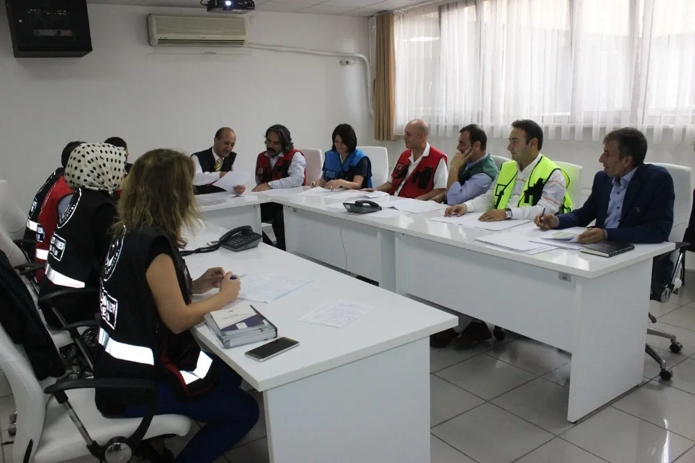 Bursada Hastanede Masa Başı Tatbikatı Yapıldı