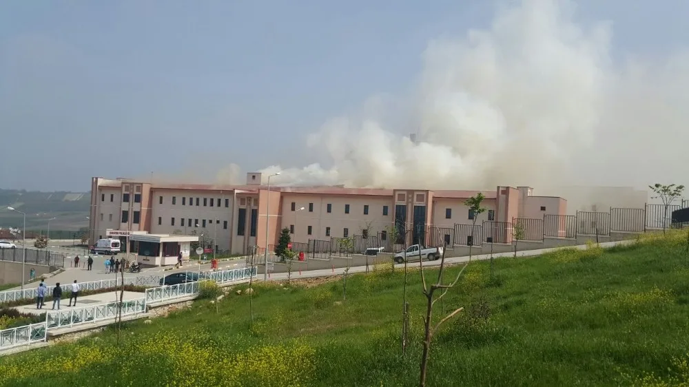 Bursada Hastanede Yangın