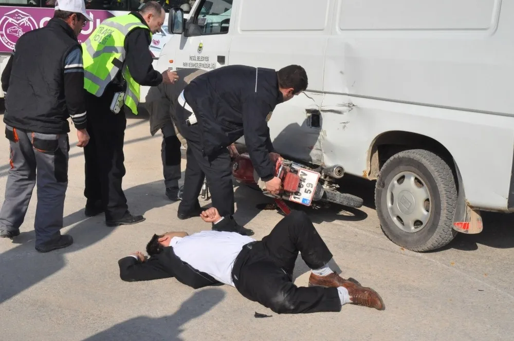 Bursada Motosiklet Kazaları: 2 Yaralı