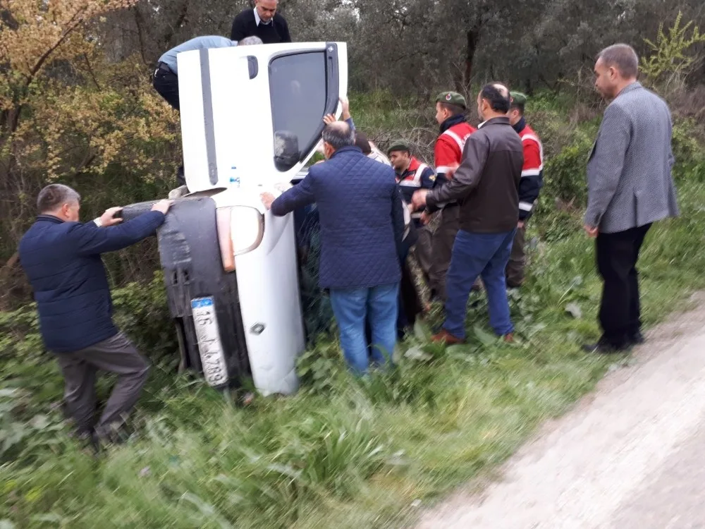 Bursada Ölüm Yolunda Yine Kaza: 1 Yaralı