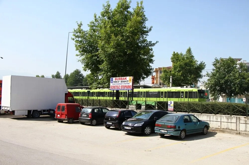 Bursada Ücretsiz Park Et, Yoluna Devam Et Uygulaması