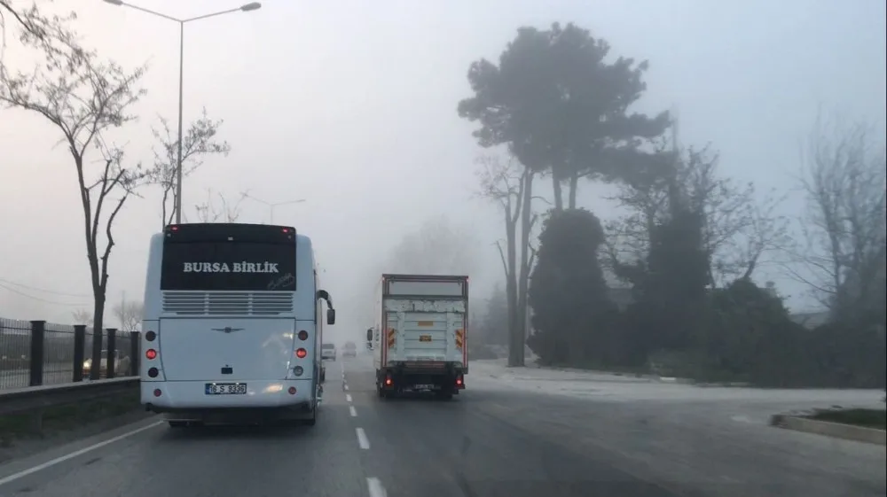 Bursada Yoğun Sis Etkili Oluyor