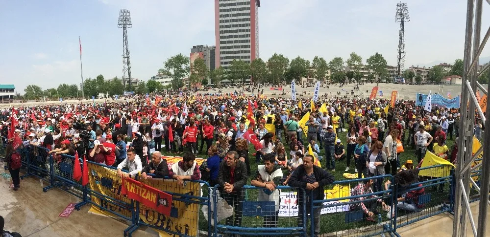 Bursadaki 1 Mayıs Kutlamalarında 3 Bin 500 Polis Görev Aldı