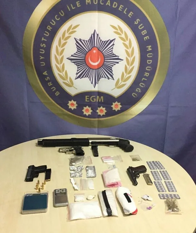 Bursanın Bir Haftalık Uyuşturucu Bilançosu