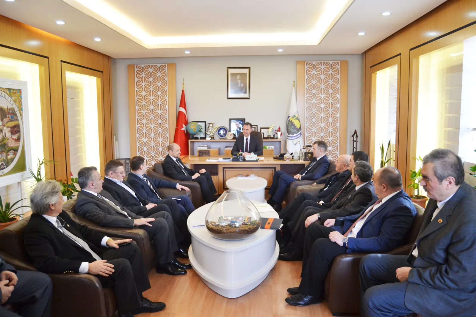 BELARUSLU HEYET İŞBİRLİĞİ İÇİN İNEGÖL'E GELDİ