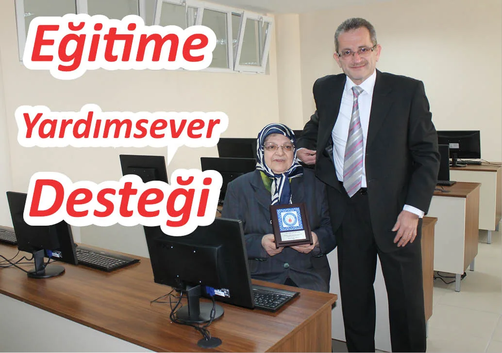 Eğitime yardımsever desteği devam ediyor