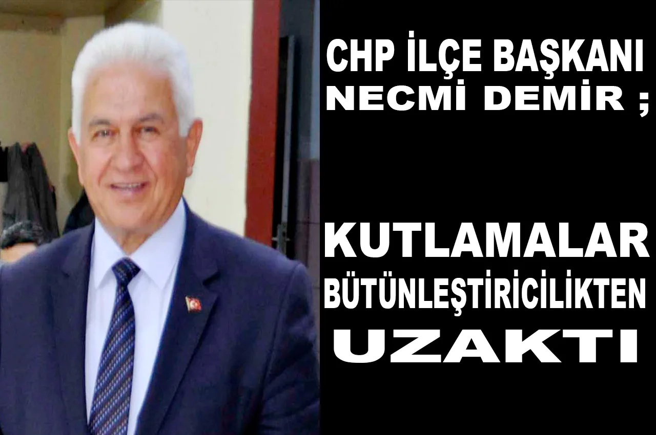 KUTLAMALAR BÜTÜNLEŞTİRİCİLİKTEN UZAKTI