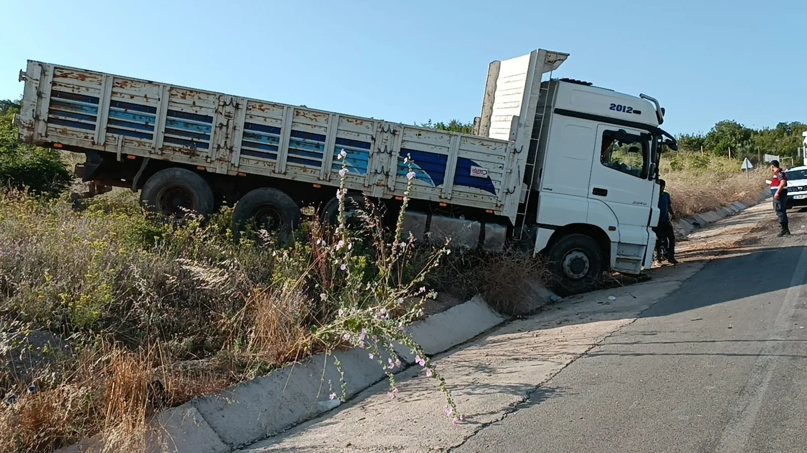 Hamzabey OSB yolunda faciadan dönüldü
