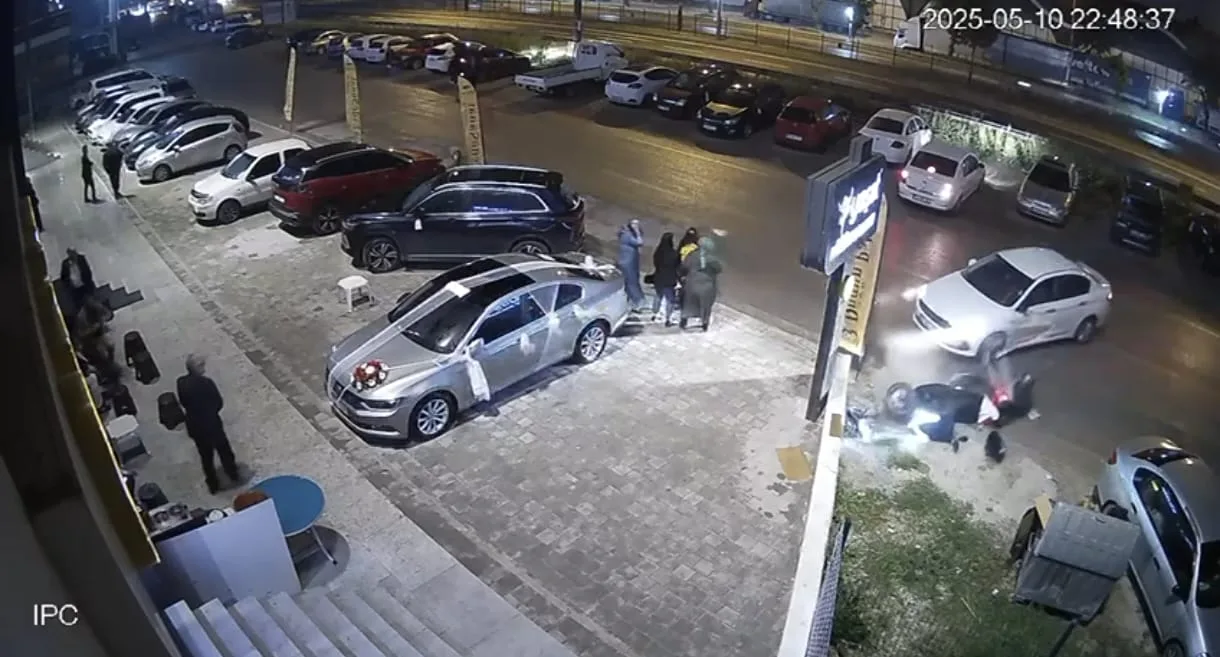 Motosiklet sürücüsü ölümden döndü