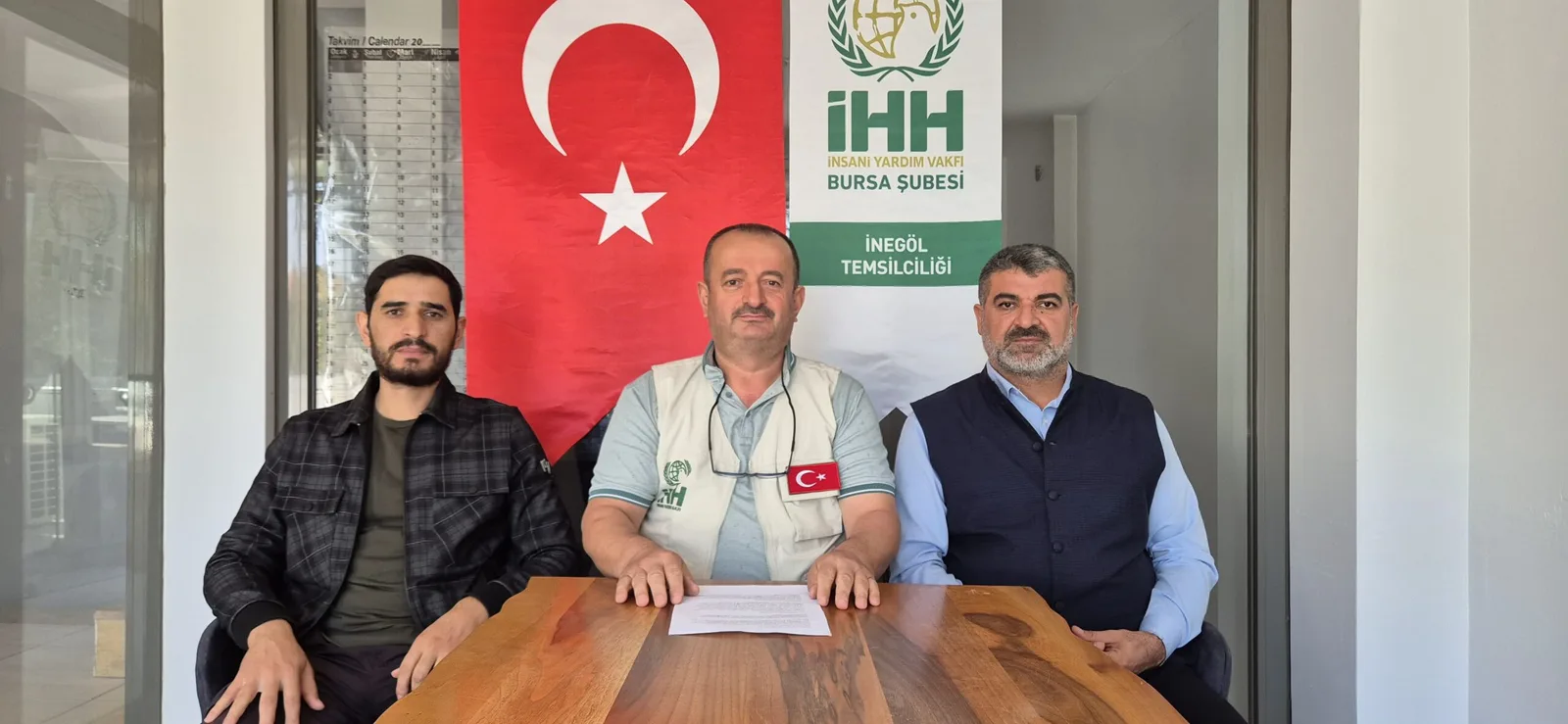 İnegöl'den mazlumlara yardım eli