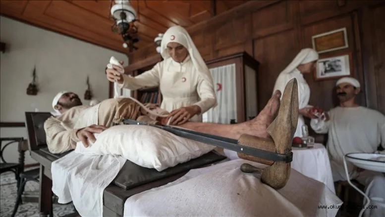 Çanakkale Muharebeleri'ndeki sağlık hizmetlerinin anlatıldığı müze ve sergi duygulandırıyor