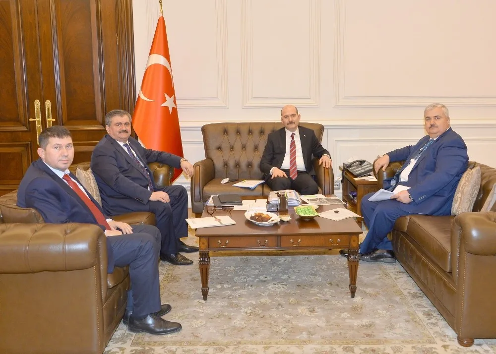 Çaturoğlu Ve Ünal, İçişleri Bakanı Süleyman Soyluyu Ziyaret Etti