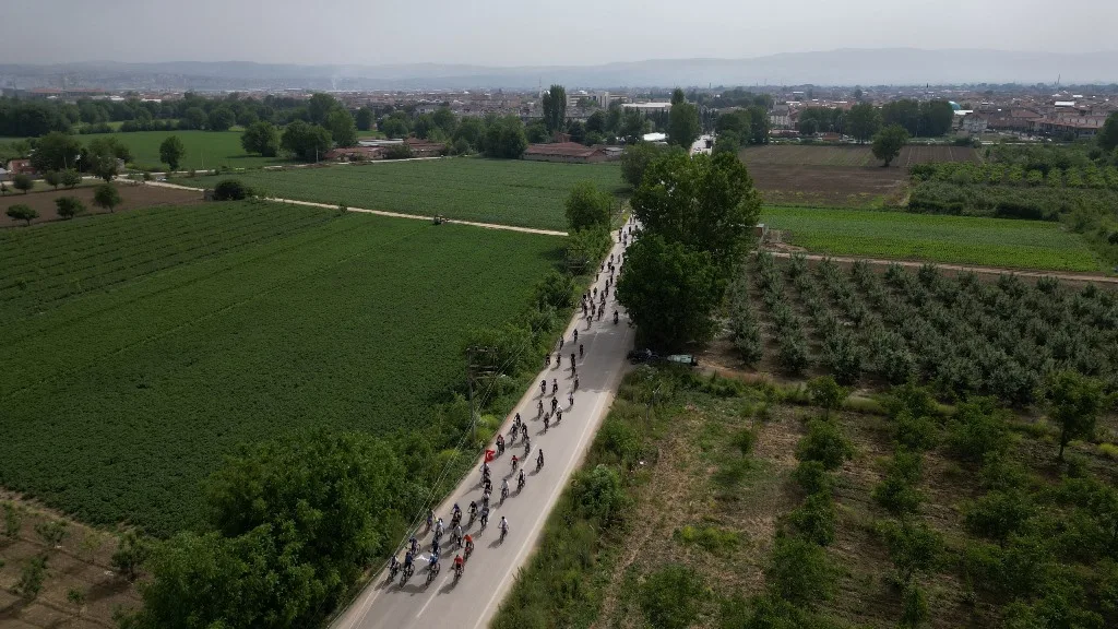 İnegöl’de pedallar temiz gelecek için döndü