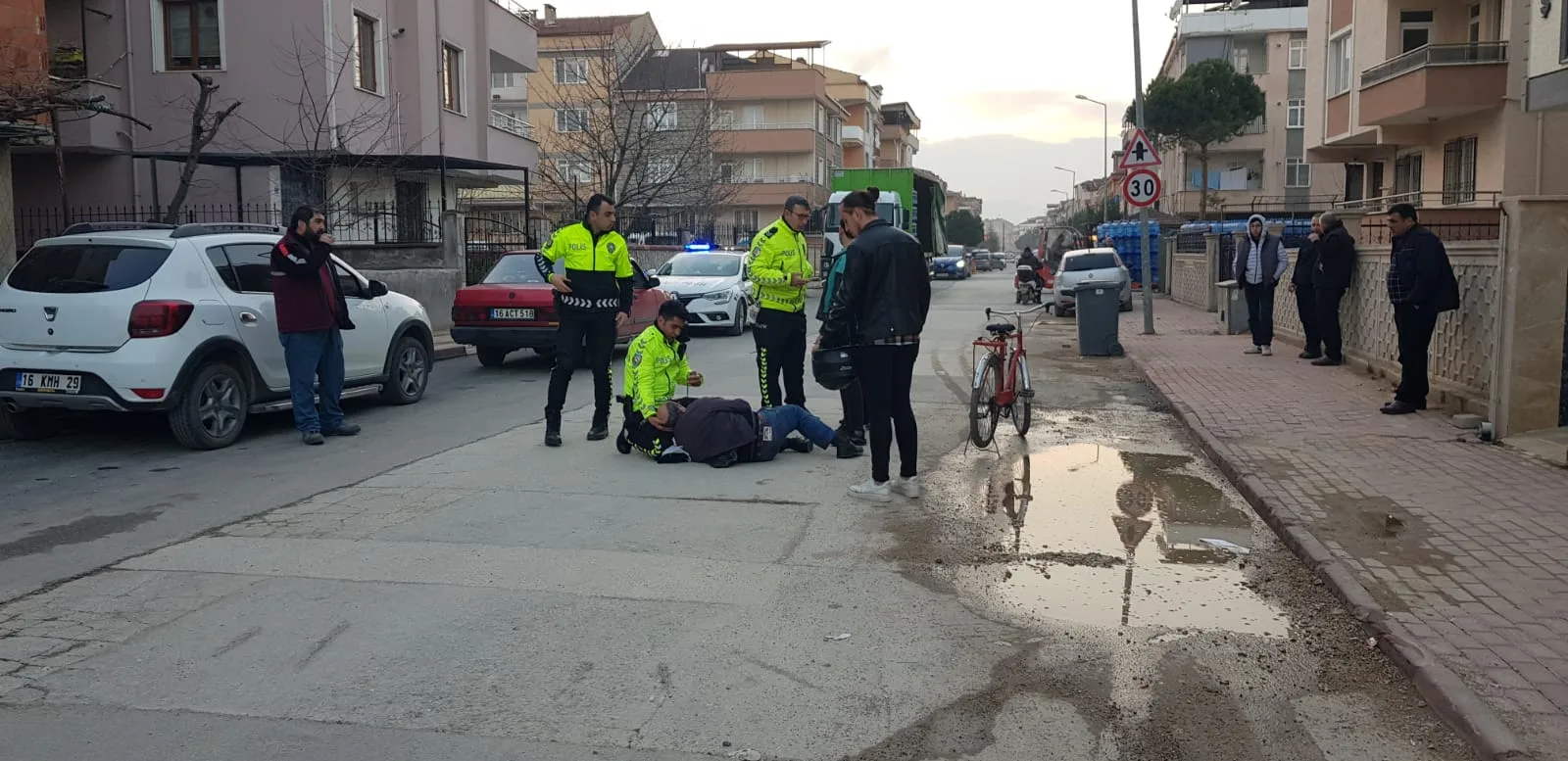 İnegöl’de duygulandıran müdahale