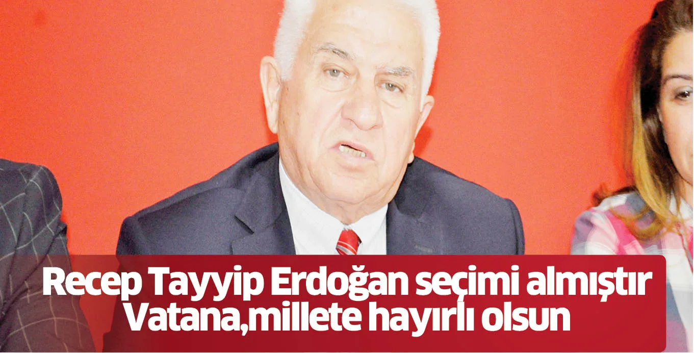 Recep Tayyip Erdoğan seçimi almıştır Vatana,millete hayırlı olsun