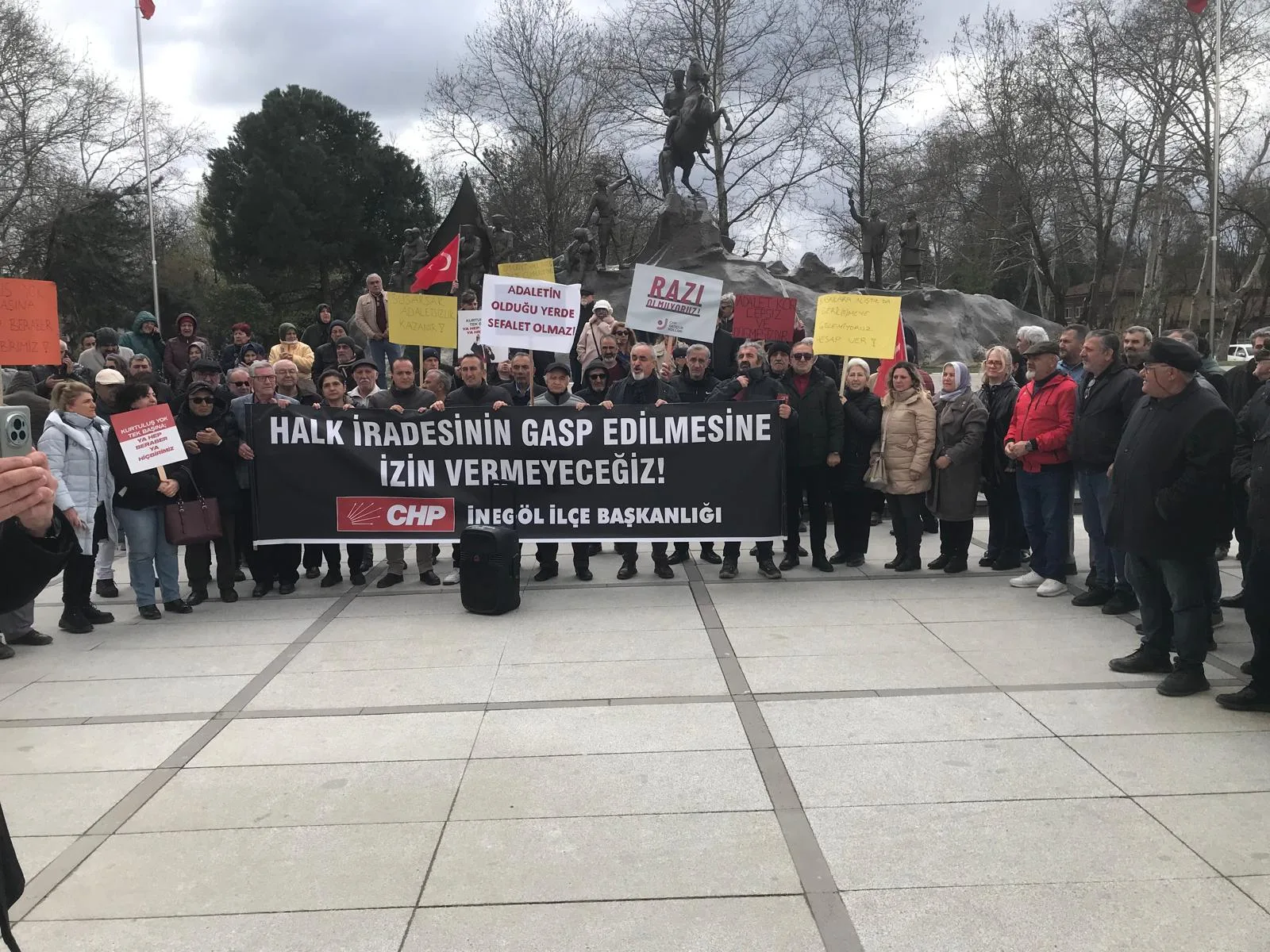 İmamoğlu’na İnegöl’den destek verdiler