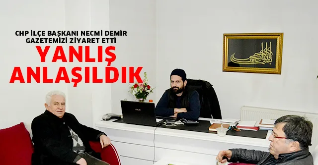YANLIŞ ANLAŞILDIK