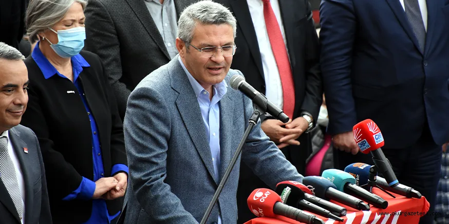 CHP'li Salıcı, partisinin Bursa İl Başkanlığı'nın açılışında konuştu: