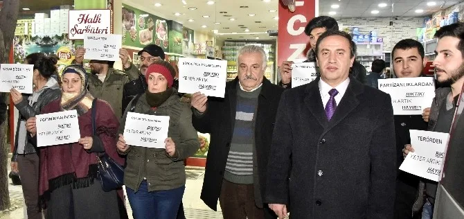 Chpden Gümüşhanede ‘Sessiz Ayakta Duruyorum Eylemi