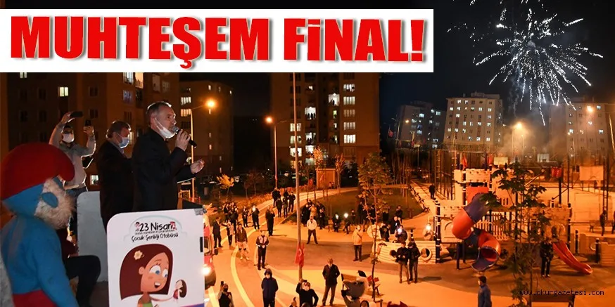 ÇOCUK ŞENLİĞİ OTOBÜSÜNE MUHTEŞEM FİNAL