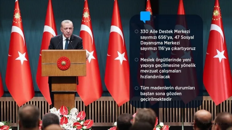 Cumhurbaşkanı Erdoğan: Türkiye Yüzyılı vizyonu yeni nesillere bırakacağımız en büyük mirasımız olacak