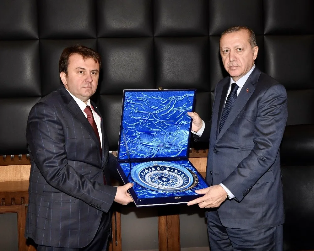 Cumhurbaşkanı Erdoğandan Kahramanmaraş Büyükşehir Belediyesine Ziyaret