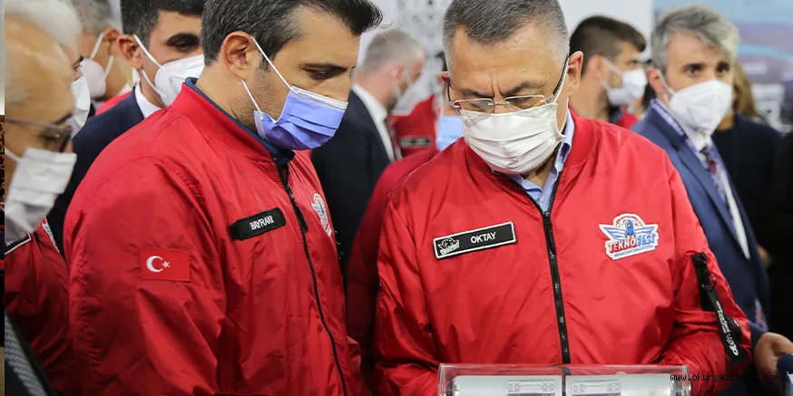 Cumhurbaşkanı Yardımcısı Oktay, TEKNOFEST'i ziyaret etti: