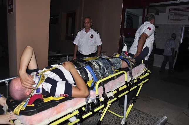 Alanyurt’taki kazada 1 kişi yaralandı