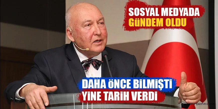 DAHA ÖNCE BİLMİŞTİ YİNE TARİH VERDİ