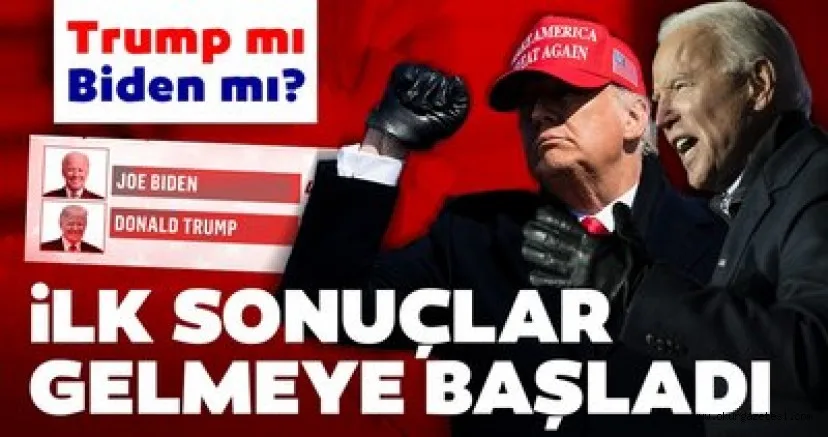 Dakika dakika ABD seçimleri: İlk sonuçlar belli oldu.
