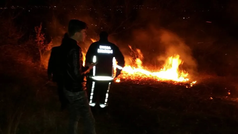 Cerrah'taki yangın korkuttu