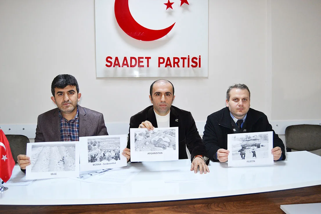 Saadet'ten Fransa'daki yürüyüşe tepki