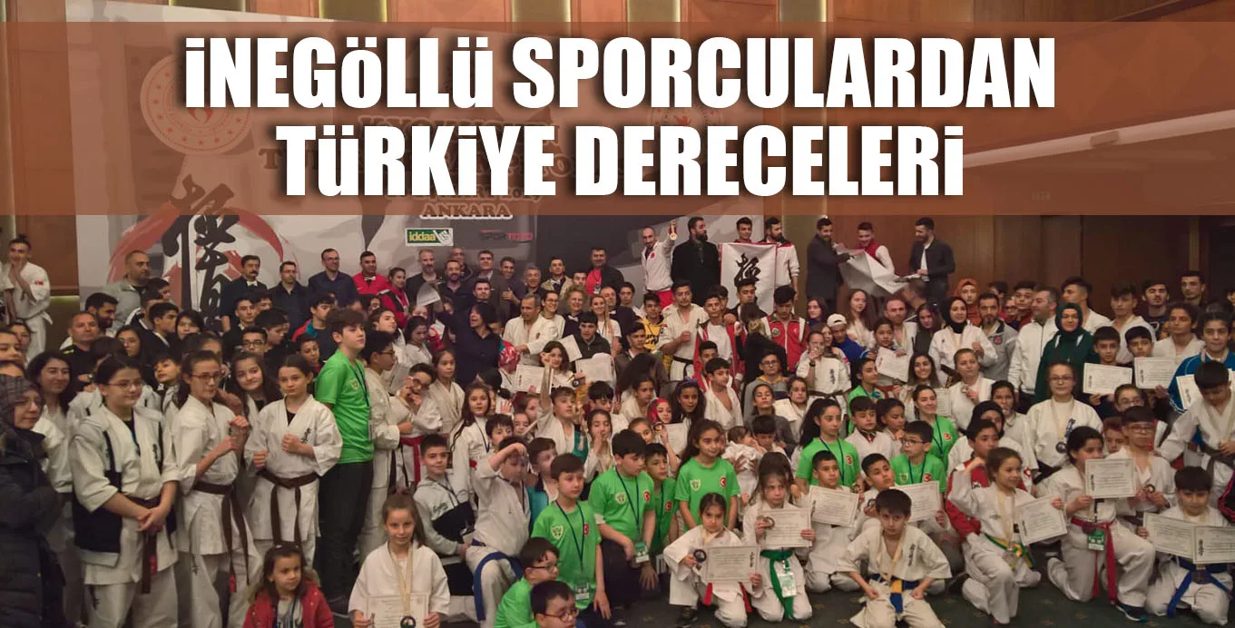 iNEGöLLü SPORCULARDAN TüRKiYE DERECELERi