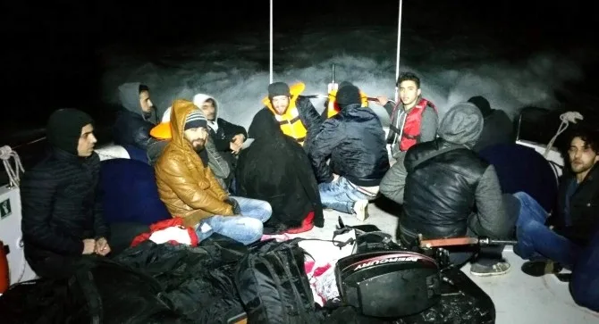 Didimde 16 Kaçak Göçmen Yakalandı