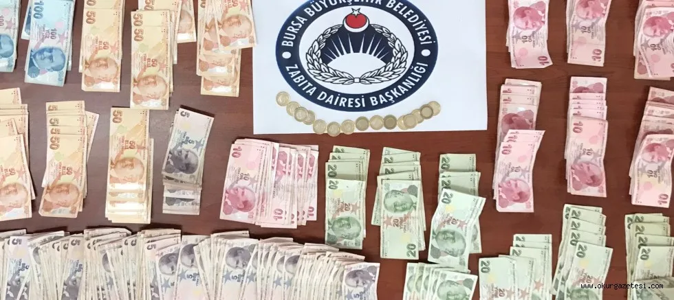 Dilencilerden 6 bin 690 TL çıktı