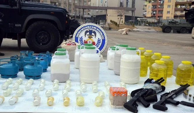 Diyarbakırda Terör Operasyonları: 22 Gözaltı