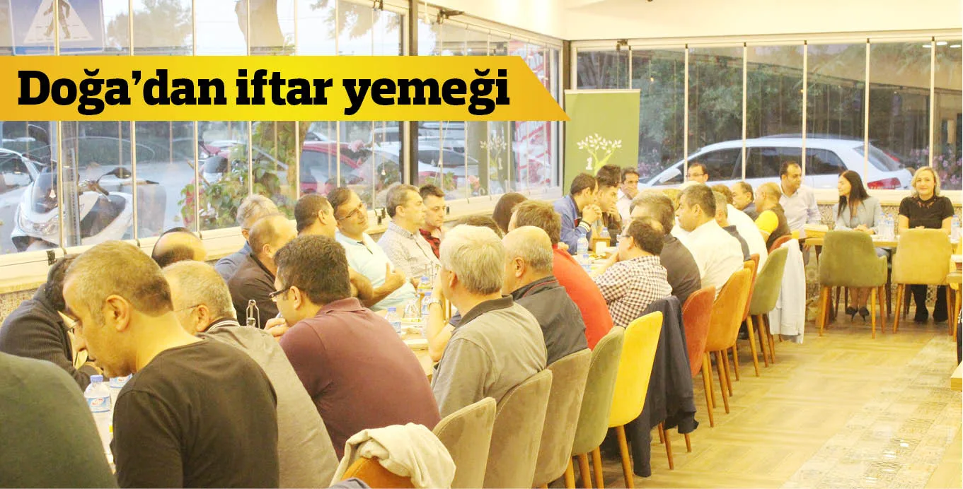 Doğa'dan iftar yemeği
