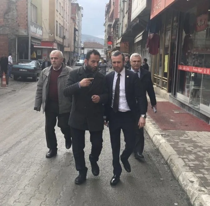 Dr. Özenden Kozlu Belediyesine Taziye Ziyareti