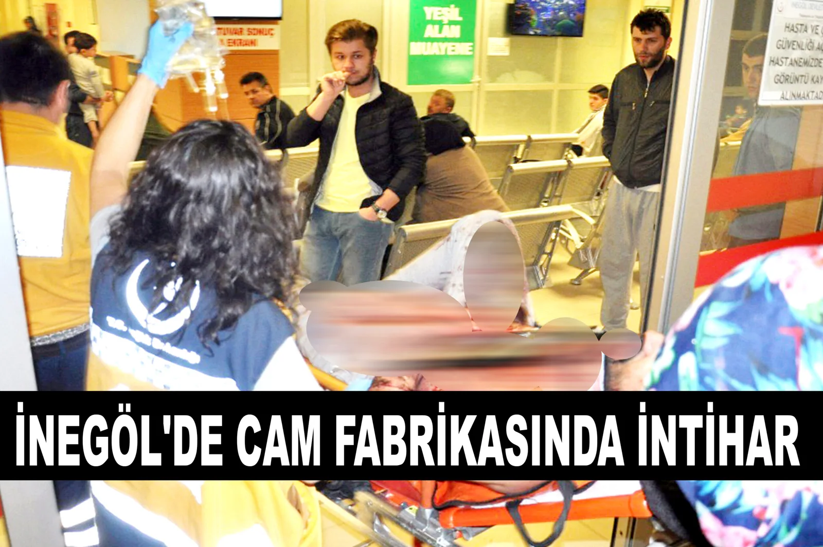 İNEGÖL'DE CAM FABRİKASINDA İNTİHAR